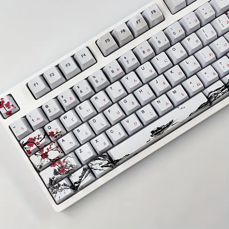 Japanese Art-Inspired Keyboard