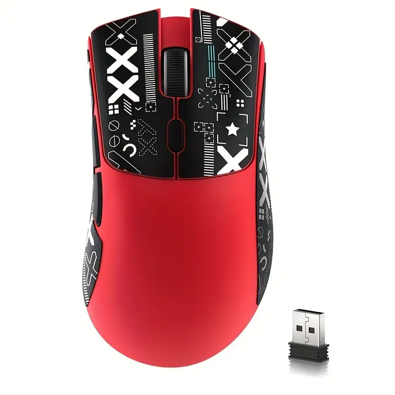 Dynamic Red Wireless Gaming Mouse